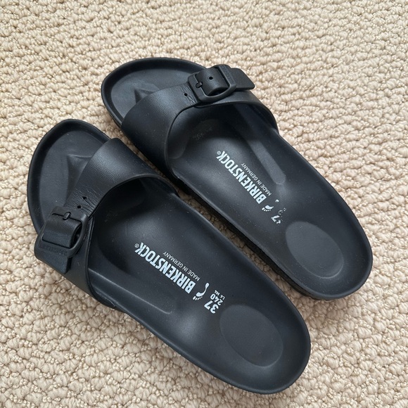 Birkenstock Shoes - Birkenstock Madrid EVA Black Sandals Size 37 Women’s 6 Waterproof Lightweight